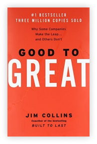 Good to Great by Jim Collins book cover