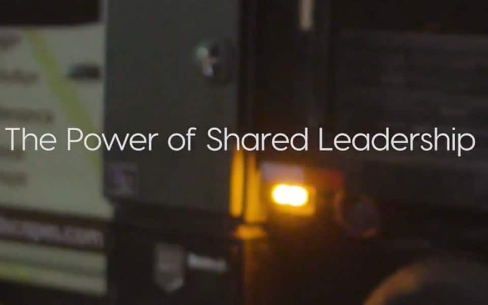 "The-power-of-shared-leadership" text over image