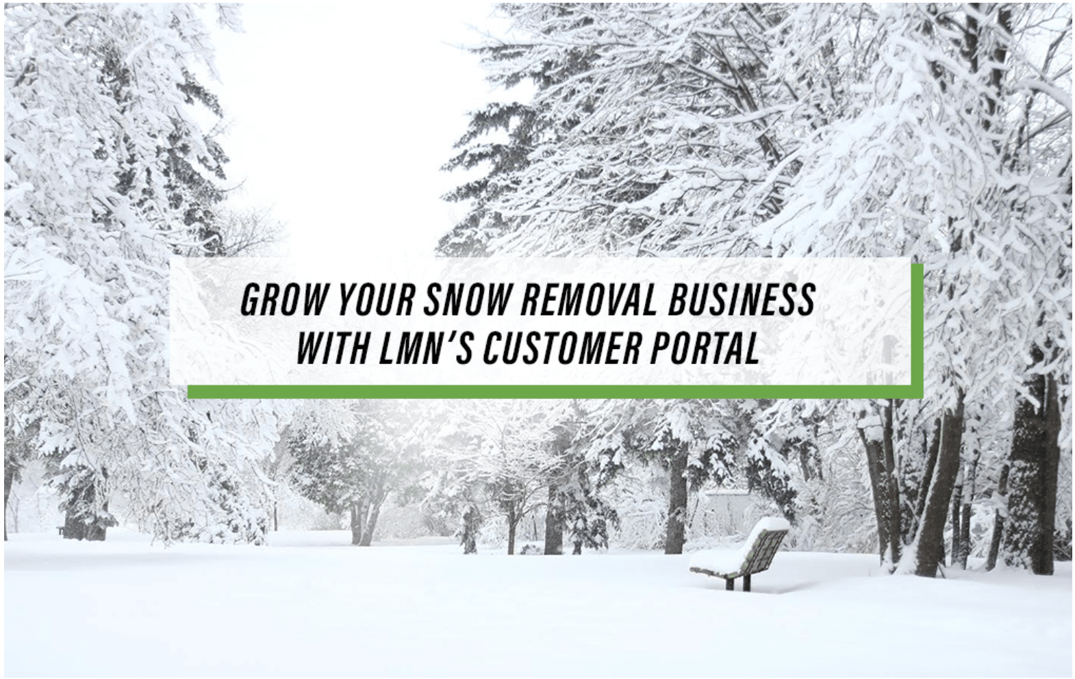 customer portal for snow removal business||