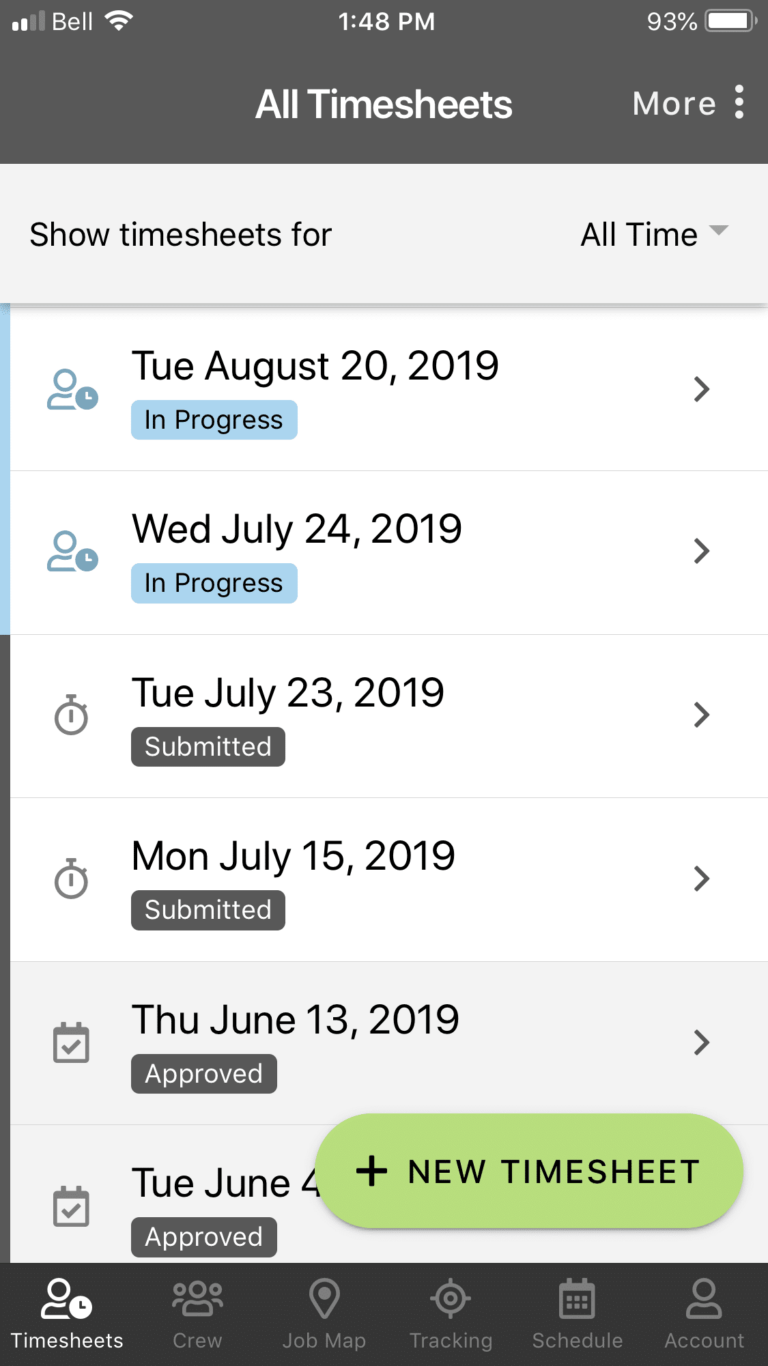 Time Tracking App & Digital Timesheets LMN
