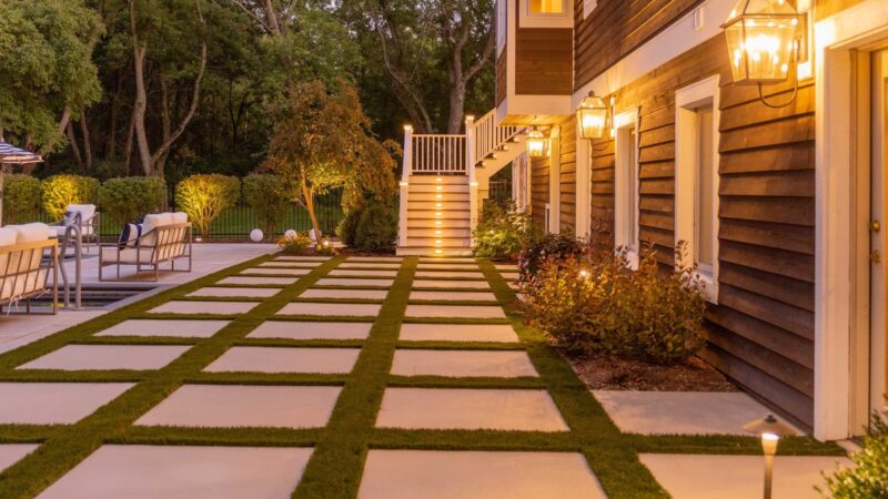 Landscaping work